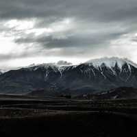 Mountain Landscape near Christchurch, New Zealand