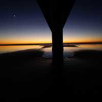 Watching Dusk Landscape in Christchurch, New Zealand