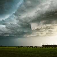 Clouds before the storm in New Zealand