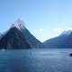 Milford Sound landscape in New Zealand