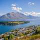 Overlook and Scenic landscape at Queenstown, New Zealand