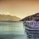 Queenstown Beach landscape in New Zealand