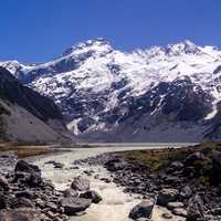 Southern Alps Range in New Zealand