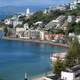 Buildings in Wellington Bay in New Zealand