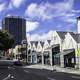 Streets and sky of Wellington, New Zealand