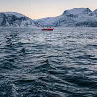 Beautiful waters in Tromsø, Norway