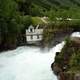 Rushing waterfalls and rapids in Norway