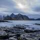 Sea, sky, and mountains at Lofoten