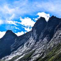 Sky and Clouds over the Mountains