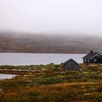 Three Houses on the Lakeshore