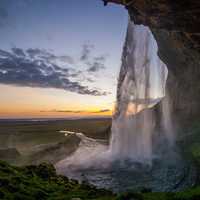 Beautiful and Scenic Waterfall Landscape