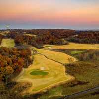 Beautiful Golf Resort Landscape