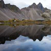 Beautiful Lake and Mountains reflection