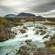 Beautiful scenic landscape with rapids