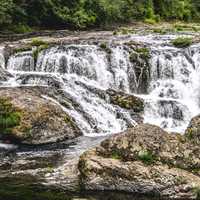 Cascading Waterfall Scenery landscape