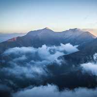 Clouds on the Mountains landscape