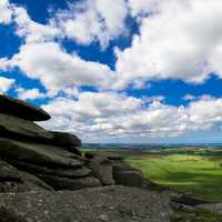 Clouds over the Beautiful landscape