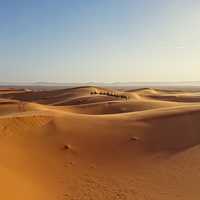 Desert landscape scenery in Morocco