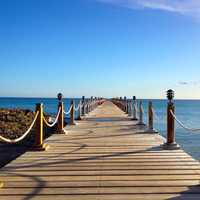 Dock out onto the water