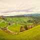 Farm and Hills countryside landscape