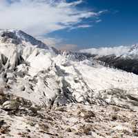 Glacier Du Tour in the Alps