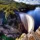 Gordon Dam and beautiful landscape