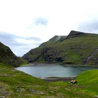 Hills and Pond landscape 