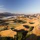 Hilly Landscape with skies and beautiful scenery