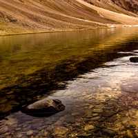 Lake and Ripples in the water in river