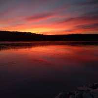 Lakefront Sunset in Nova Scotia