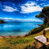 Majestic View of the Sea with sky and clouds