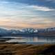 Mountain and lake landscape