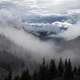 Mountain Landscape with Clouds