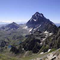 Mountainous Landscape with peaks