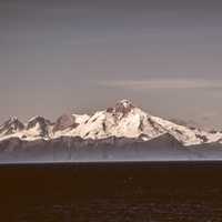 Mountains beyond the water