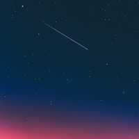 Night Sky with Shooting Star