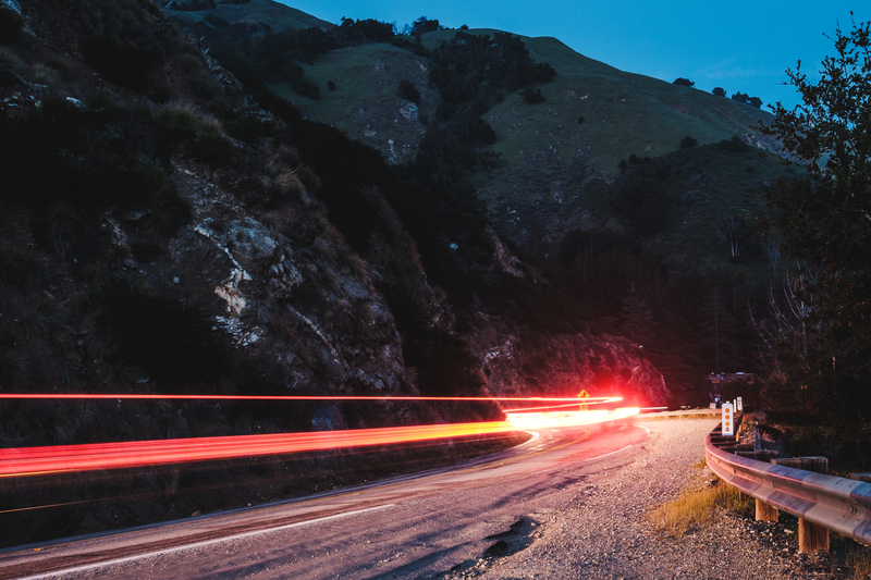 Night Time Mountain Road Image Free Stock Photo Public Domain Photo