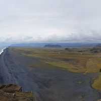 Panoramic of Seashore and Landscape