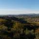 Panoramic view of mountains and landscape