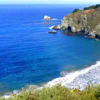 Rocky Cliffs landscape on the ocean