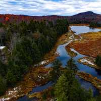 Scenic River and forest somewhere in Canada