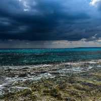 Storm clouds over the Sea