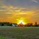 Sunset Beyond the Farmhouse