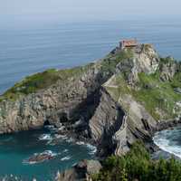 Trail to the rocky island