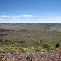 Valley landscape in Barrel-Springs Backcountry