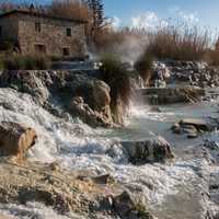 Waterfalls, rapids, nature, and spray