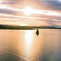 Yacht sailing on the Ocean