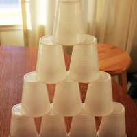 Stacked cups