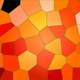 Background pattern of orange Mosaic
