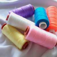 Coloring Sewing Threads Photo